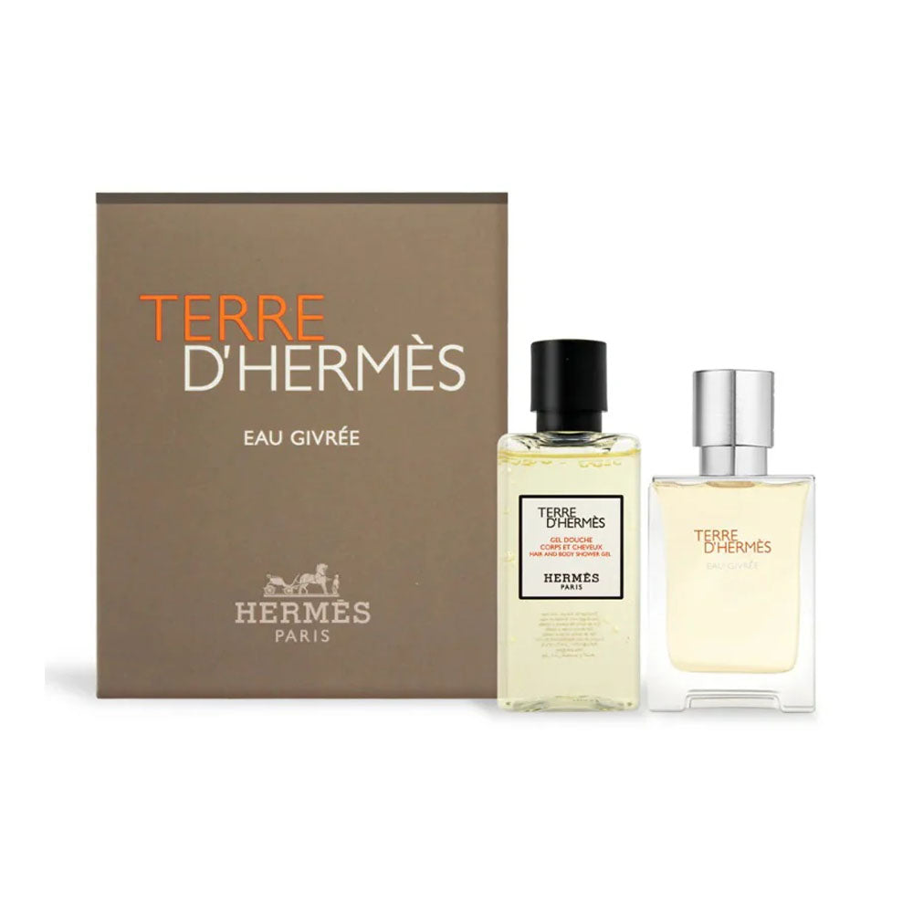 Hermes Terre D'Hermes Eau Givree Eau De Parfum Miniature 12.5ml / After Shave Balm 40ml