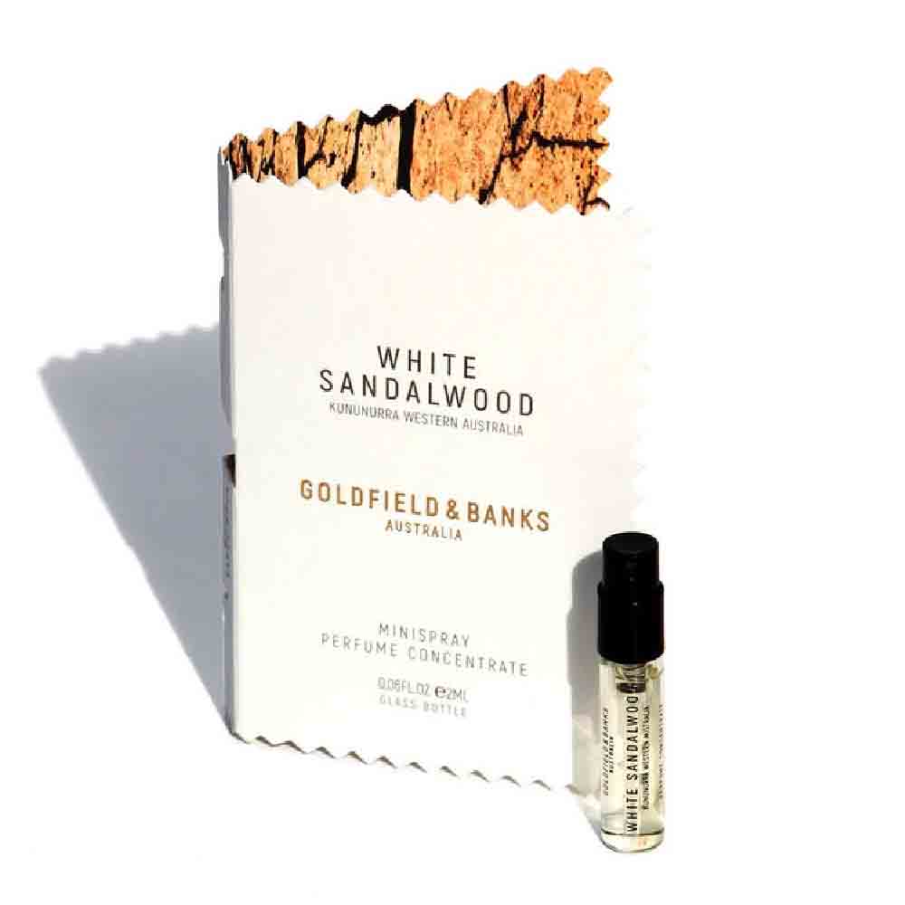 Goldfield & Banks Australia White Sandalwood Parfum For Unisex Vials 2ml