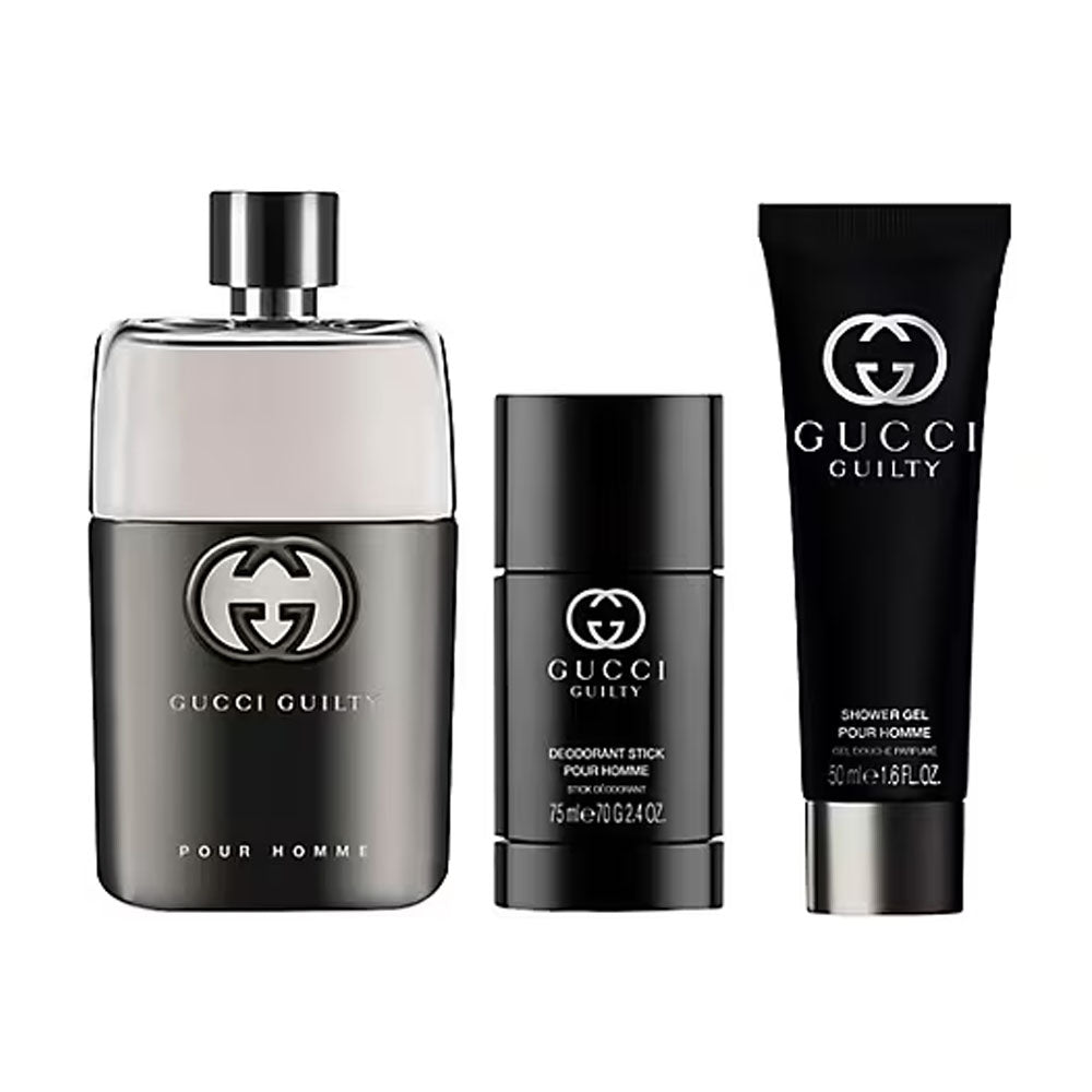 Gucci Guilty Pour Homme Eau De Toilette Gift Set For Men