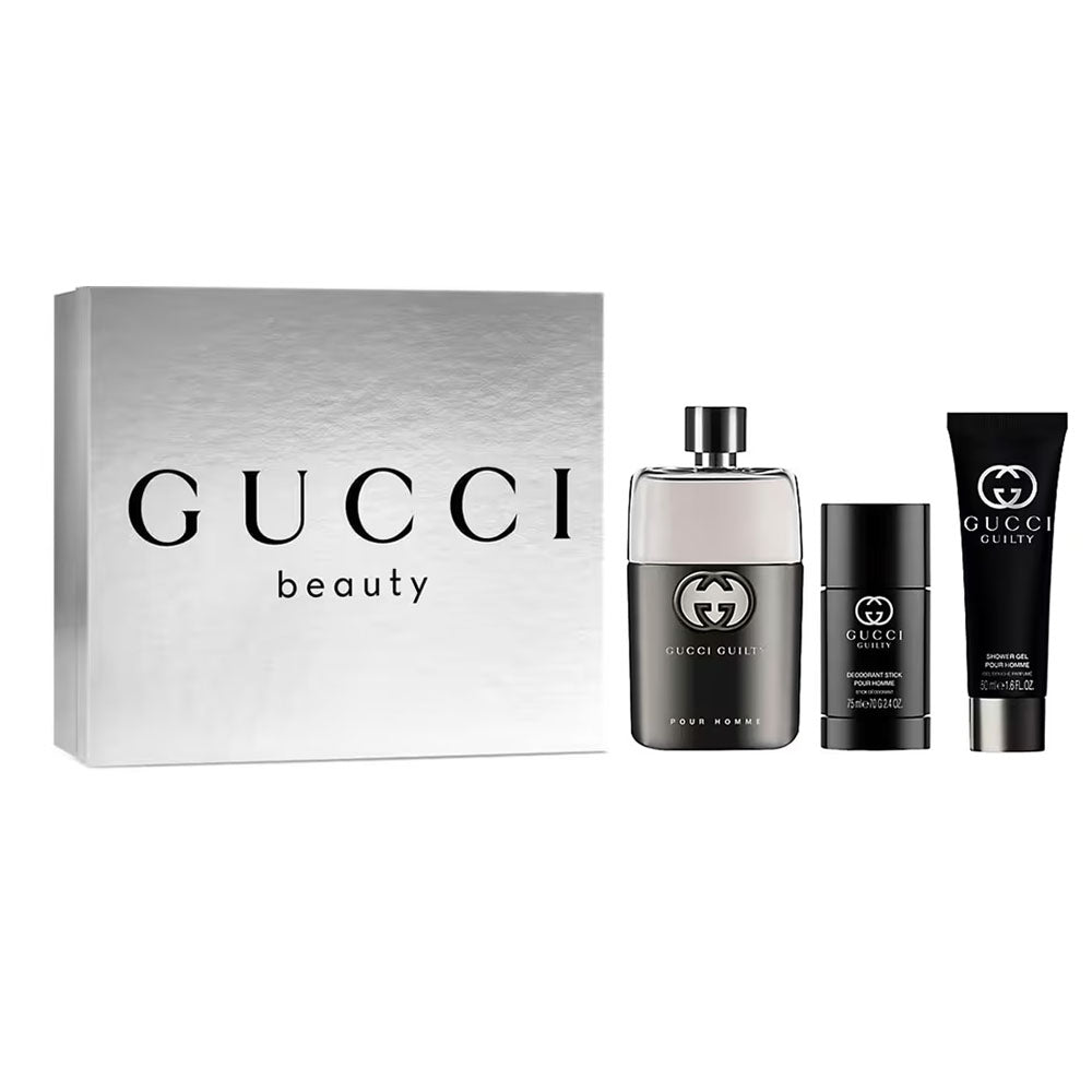 Gucci Guilty Pour Homme Eau De Toilette Gift Set For Men