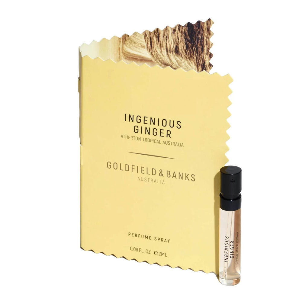 Goldfield & Banks Australia Ingenious Ginger Parfum For Unisex Vials 2ml