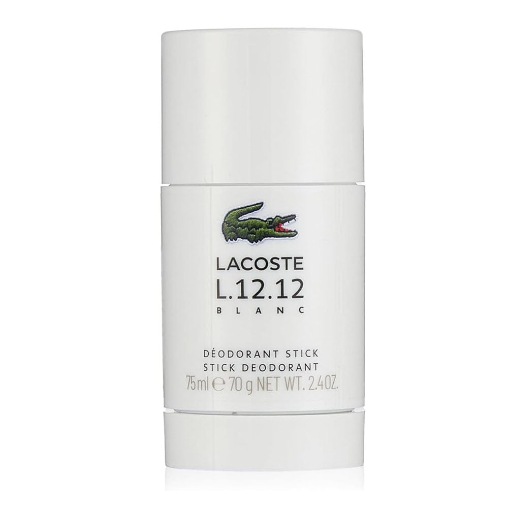 Lacoste L.12.12 Blanc Pure Deodorant Stick For Men - 75g