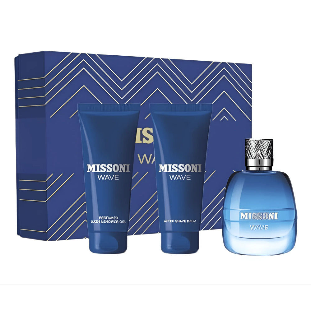 Missoni Wave Pour Homme Eau De Toilette Gift Set For Men