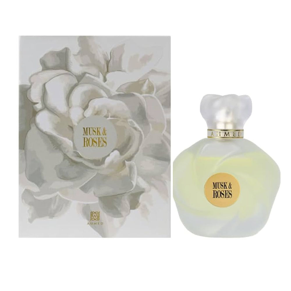 Ahmed Al Maghribi Musk & Roses Eau De Parfum For Unisex