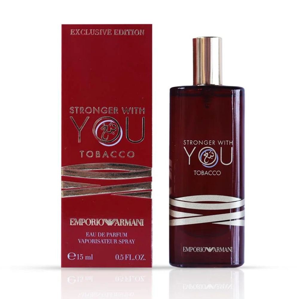 Emporio Armani Stronger With You Tobacco Eau De Parfum For Men Miniature 15ml