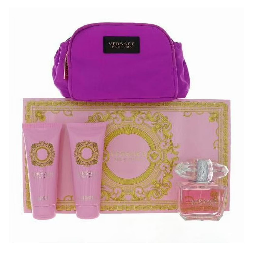 Versace Bright Crystal Eau De Toilette Gift Set For Women