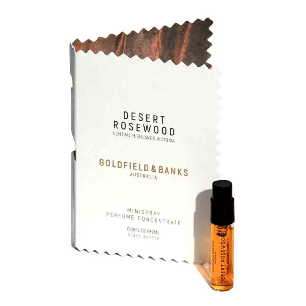 Goldfield & Banks Australia Desert Rosewood Parfum For Unisex Vials 2ml