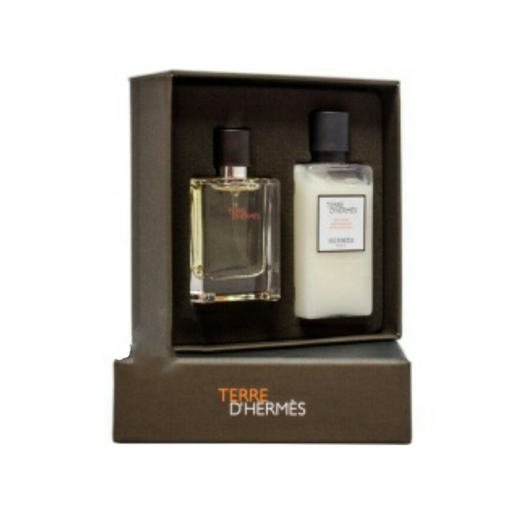 Hermes Terre D'Hermes Pure Perfume Miniature 12.5ml / After Shave Balm 40ml