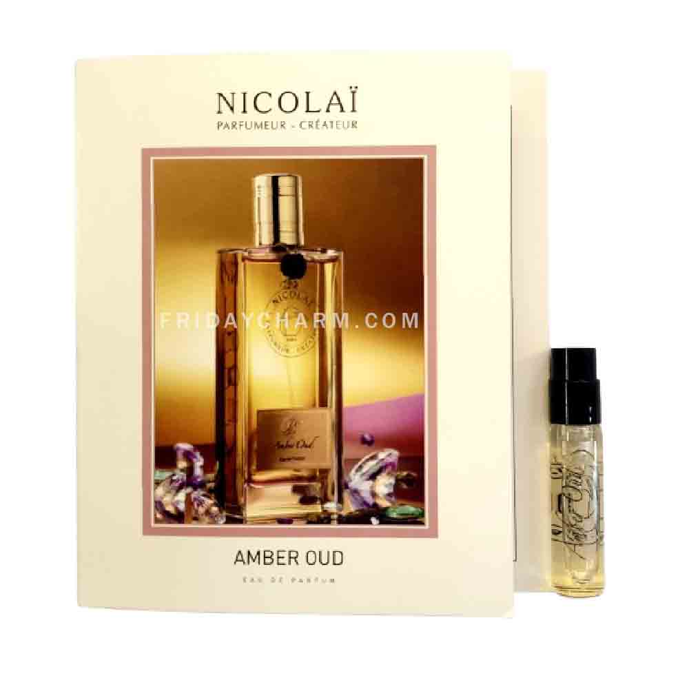 Nicolai Amber Oud Eau De Parfum For Unisex Vials 1.8ml