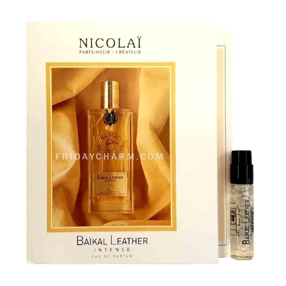 Nicolai Baikal Leather Intense Eau De Parfum For Unisex Vials 1.8ml