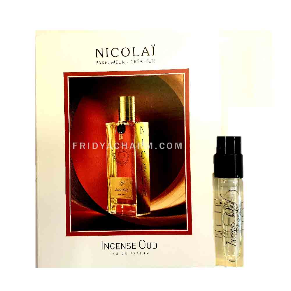 Nicolai Incense Oud Eau De Parfum For Unisex Vials 1.8ml