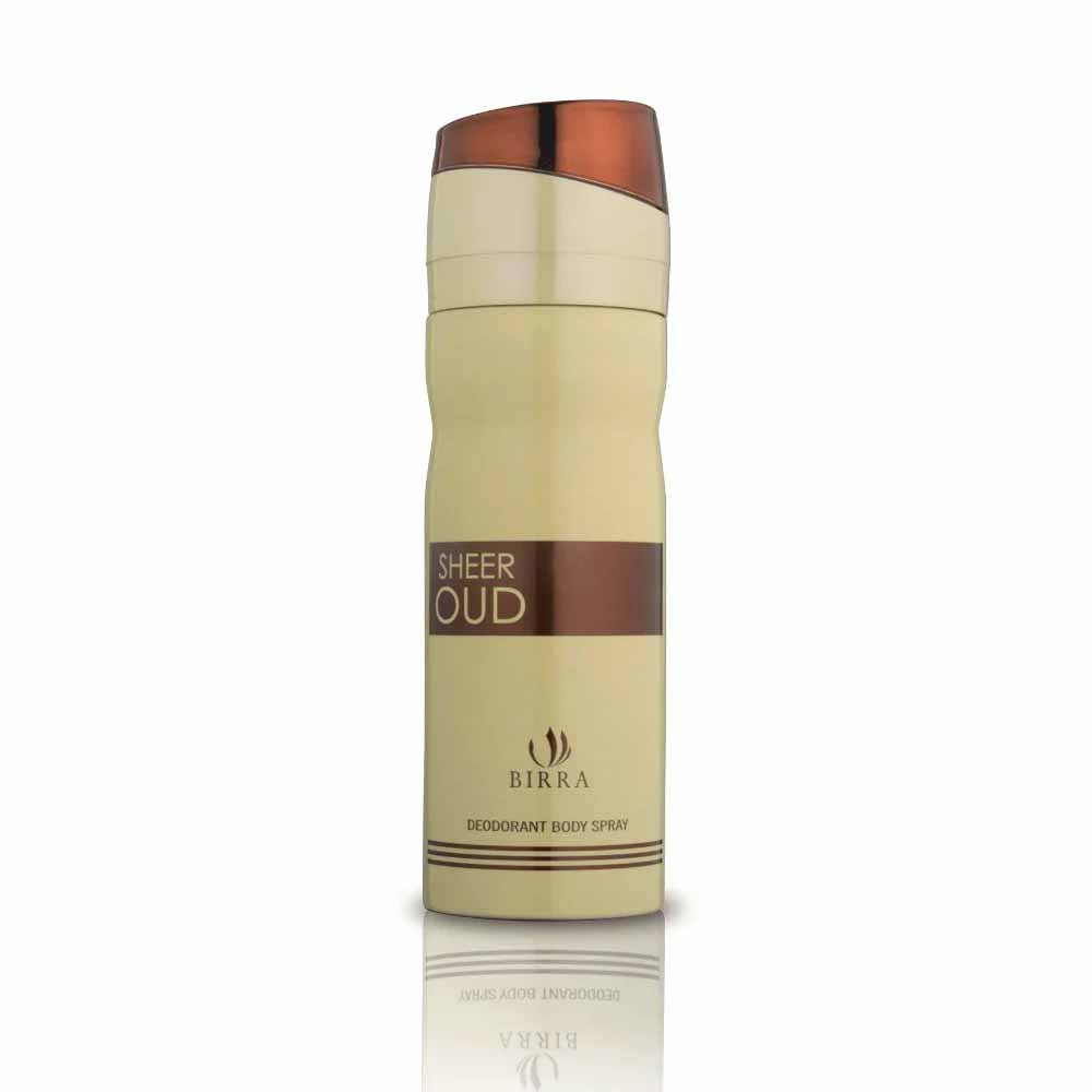 Birra Exuberance, Sheer Oud, Voluptuous Deodorant Pack of 3 200ml Each